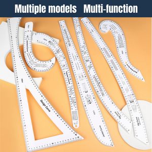 Sewing Ruler Tailor Set French Curve Sewing Ruler for Sewing <b>Beginners</b> Pattern Making on Fabric for Designers and Tailors - Product Image 4