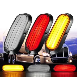 Truck Lighting System 74 led White Yellow Red Truck LED Clearance Led Side Marker Light Warning Light For Truck Trailer