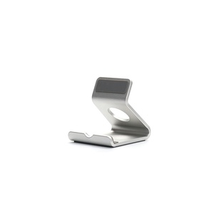 Soporte para teléfono móvil personalizado de aleación de aluminio y metal soporte para tableta de escritorio con pintura recubrimiento en polvo chapado pulido - Product Image 1