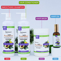 Set Sampo Kondisioner Salon Private Label OEM/ODM Alami Bebas Sulfat Melembapkan Mengontrol Minyak Perawatan Rambut