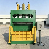Presse à balles verticale hydraulique lourde sur mesure avec éjection automatique pour foin et compacteur de textiles usagés