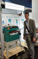 Sander à tambour industriel à vitesse variable de 18 pouces, moteur puissant, hauteur réglable, sander à bande pour la menuiserie avec sac à poussière