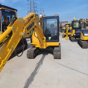 รถขุดขนาดเล็ก Komatsu PC56 มือสอง สภาพดีเยี่ยม รุ่นปี 2022 ความจุบุ้งกี๋ 0.2 ลูกบาศก์เมตร เครื่องยนต์ 36.4 กิโลวัตต์ น้ำหนักใช้งาน 6100 กิโลกรัม - Product Image 1