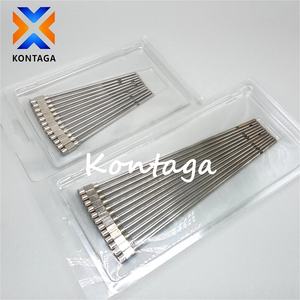 Équipement vétérinaire Aiguille à tétine à lait en acier inoxydable Aiguilles à passer le lait vétérinaire Mouton Bovins Vache <span class=keywords><strong>Allaitement</strong></span> Bétail - Product Image 2