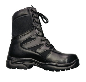 HBB601 Botas de Seguridad de Trabajo Protectoras de Cuero Vacuno de 9 Pulgadas con Suela de Acero y Puntera de Acero - Product Image 1