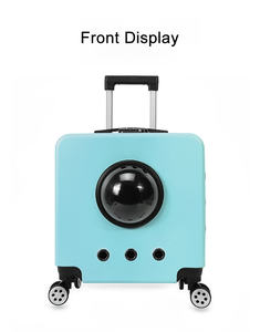 Stokta evcil hayvan sırt çantası torba, Pet seyahat taşıyıcısı Pet seyahat bavul tekerlekler ile 2025 yeni Model - Product Image 2