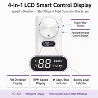Perceuse à ongles électrique 45000 tr/min portable rechargeable sans fil avec écran LCD, faible bruit, couple élevé, pour usage en salon, commande en gros, OEM