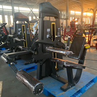 Offre Spéciale : Machine d'Extension et de Flexion des Jambes en Acier Gris pour la Musculation en Salle de Sport – Machine Assise pour Bras et Jambes