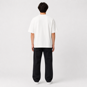 Impression de logo personnalisé, t-shirt en coton 100% coupe ample, broderie OEM, vêtements streetwear pour hommes, fabricants de vêtements - Product Image 2