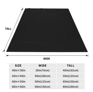 Manta de Franela Ultra Suave Personalizada de 40''x30'', Ligera, Estilo Vertical, para Todas las Estaciones, para Cama y Sofá, Teñida Lisa, Lavable a Máquina - Product Image 5