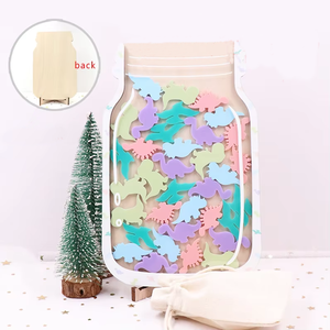 Pot de récompenses personnalisé pour enfants avec jetons aimantés, autocollants lettres, sac en coton, tableau des tâches ménagères de haute qualité, cadeaux pour enfants, rentrée scolaire - Product Image 6