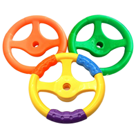 Volant de jeu d'arcade pour enfants avec axe à vis et pièces en plastique, garantie 1 an, version anglaise, pour manèges et balançoires pour enfants