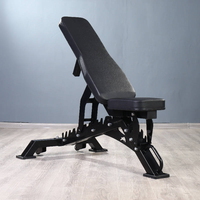 Banc de musculation commercial réglable à dents de scie, banc de fitness, grand banc d'entraînement de force