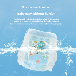 Couches de bain jetables pour bébés en gros, culottes de bain à enfiler, couches de bain en tissu non tissé imprimé, taille 2, marque américaine, vente en gros en Chine - Product Image 2