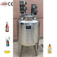 Cuve de mélange industrielle haute vitesse HUATAI 100l 200l 500l 1000l 2000l 10000l pour produits chimiques, yaourt, lait, savon liquide et cosmétiques