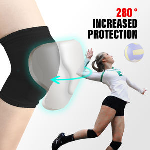 Genouillères de volley-ball unisexes de conception avancée pour jeunes et adultes avec coussinet EVA épais - Product Image 3