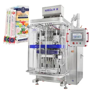 Automatic vertical sachet multilane liquid stick pack machine ice candy ready to freeze spirit pop packing machine