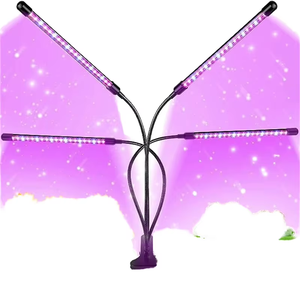Barre de culture LED à double tête, spectre complet 40W, corps en plastique pour la croissance végétative des plantes d'intérieur avec lumière rouge et bleue - Product Image 1