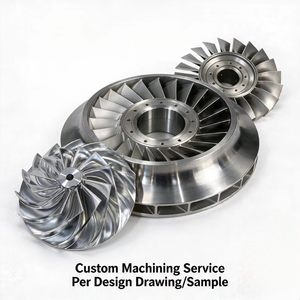 Carcasa de compresor turbo personalizada OEM de fundición en arena de acero, hierro, latón, impulsor de agua, carcasa de bomba hidráulica de agua - Product Image 2