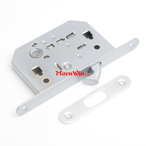 工厂滑动隐藏式木制门钩闩锁隐私口袋门把手锁 - Product Image 3