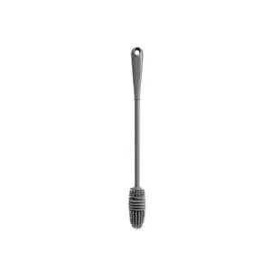 Long Handle Eco-Friendly Silicone Water Cleaning <b>Brushes</b> Modern Design Baby Bottle Kitchen Cleaner <b>Wheel</b> PP TPR for Glass Wash - Product Image 6