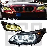 WLJ pour le modèle BMW Série 5 E60 2003-2010 avec phare LED Angel-eye bicolore modifié. Plug and Play.