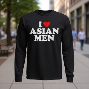 T-shirt à manches longues I Love Asian Men - Product Image 3