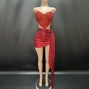 Novance Y4377 Dropshipping ürünleri ile 2024 romantik kokteyl elbiseleri resmi zarif taklidi lüks kadın etek seti - Product Image 2