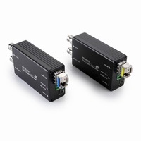 Mini convertisseur fibre optique 3G SDI 1080P, convertisseur de signal coaxial BNC, convertisseur optique 1080 60Hz, mini extenseur fibre optique 3G SDI sur LC 20 km