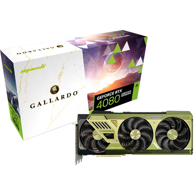 2024 Manli GeForce RTX 4080 Super 16GB Gallardo Triple GPU Graphic Card for Gaming Desktop New Fan Cooler DP Output Interface