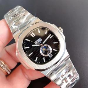 Montre mécanique de marque 2024, mouvement automatique de luxe, mouvement de phase de lune entièrement fonctionnel - Product Image 2