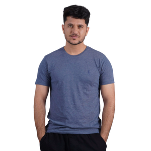 เสื้อยืดพรีเมี่ยมลำลองสำหรับผู้ชายคอกลมผ้าคอตตอนคอมบ์พิมพ์ลายดิจิทัล DTG เสื้อถักกันลื่นซักได้ - Product Image 3