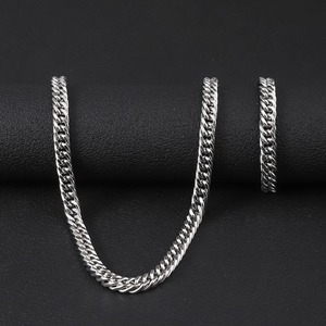 남성용 패션 와이드 스테인리스 스틸 목걸이, 펑크 쿠반 링크 체인 초커, 여성용 힙합 패션 파티 쥬얼리 액세서리 - Product Image 5