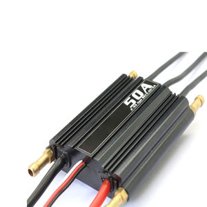 50A водонепроницаемый бесщеточный ESC для дистанционного управления модель лодки <span class=keywords><strong>2</strong></span>-6S литий-ионный аккумулятор совместим с BEC с водяным охлаждением программируемый - Product Image 2
