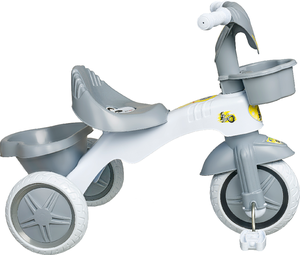 <span class=keywords><strong>Tricycle</strong></span> en plastique pour enfants de 1 à 4 ans, premier vélo pour bébé, voiture à roulettes pour bébé, roues souples et silencieuses, modèle tendance, utilisé à la maison, pas cher - Product Image 6