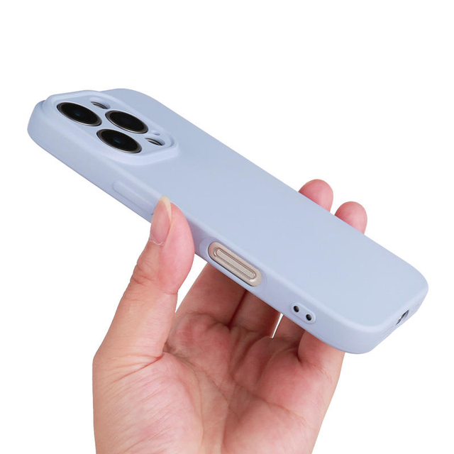2026 Top Selling Custom Original Pure Color TPU Silicone case with Microfiber Lining Phone Case for Ipnone
