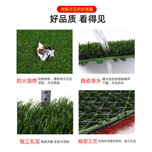 Césped Artificial Suspendido Personalizado, Alfombras Flotantes Resistentes a los Rayos UV, Duraderas para Balcón y Uso en Exteriores - Product Image 4