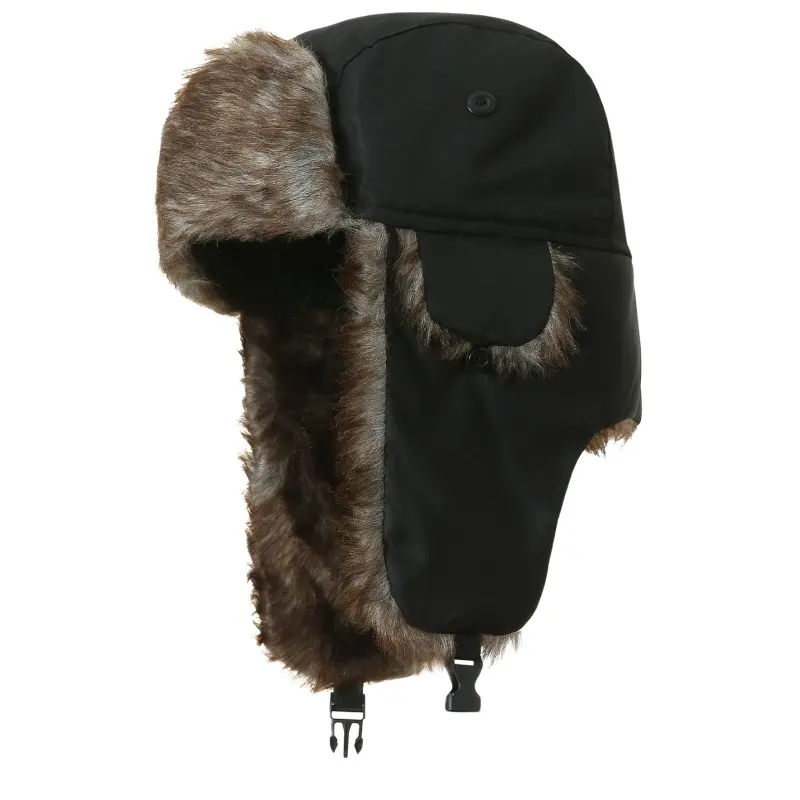 H98 topi ashanka Trooper untuk pria wanita, topi Eskimo salju musim dingin dengan penutup telinga untuk cuaca dingin