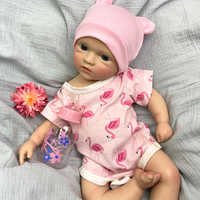 Poupée Reborn en Silicone Peinte à la Main Exquise, 20 Pouces, Réaliste, pour Collection Personnelle ou Cadeau de Fêtes