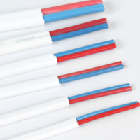 1,5mm 2,5mm gris BVVB RVVB TPS tierra Cable plano cobre sólido PVC 2 núcleos tipo desnudo rollo doble Cable plano 3 núcleo escudo 100M Moq