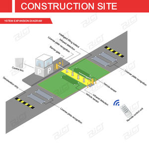 Borne <span class=keywords><strong>de</strong></span> <span class=keywords><strong>sécurité</strong></span> hydraulique automatique en acier inoxydable 304 avec télécommande pour le contrôle du trafic et le stationnement - Product Image 3