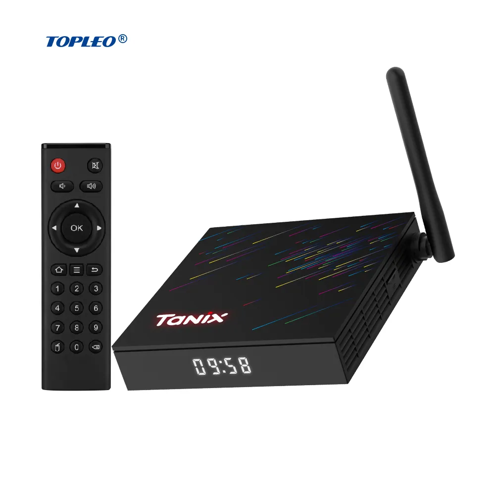 Topleo Allwinner H618 tv box 2gb 16gb 4k wifi Tanix android 12 smart tx68 tv box android