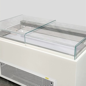 Vitrine Réfrigérée Commerciale pour Gâteaux, Pâtisseries et Chocolats – <span class=keywords><strong>Comptoir</strong></span> Réfrigéré en Verre pour Boulangerie - Product Image 3
