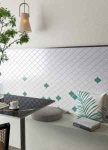 กระเบื้องโมเสคเซรามิกดีไซน์ทันสมัย ขนาด <span class=keywords><strong>74</strong></span>*78*6 มม. สำหรับปูพื้นห้องนั่งเล่น ห้องรับประทานอาหาร และห้องน้ำ - Product Image 2