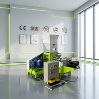 Nouvelle machine extrudeuse d'aliments pour poissons 220V, extrudeuse de granulés d'aliments aquatiques et pour animaux de compagnie, état neuf