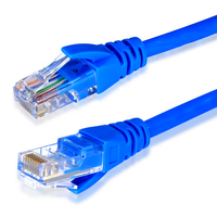 Cordon de raccordement UTP Cat6 OEM à 8 conducteurs en cuivre/CCA torsadés pour équipement de communication