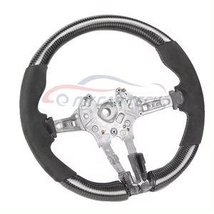 Volante in Fibra di Carbonio Personalizzato per <span class=keywords><strong>BMW</strong></span> F10 F15 F30 G20 G30 E60 E90 E92 E46 - Product Image 3