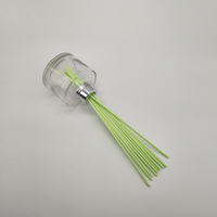 Bâtonnets diffuseurs en fibre de polyester vert clair 3 mm, non-décolorants, pour recharges de parfum d'ambiance, vente en gros