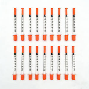 Jeringa de <span class=keywords><strong>Insulina</strong></span> Estéril de Seguridad de Calibre 32 (31G) con Aguja Ultrafina Fija U-40/U-100, 0.3ml, 0.5ml, 1ml, <span class=keywords><strong>para</strong></span> Uso Veterinario, 8mm - Product Image 4