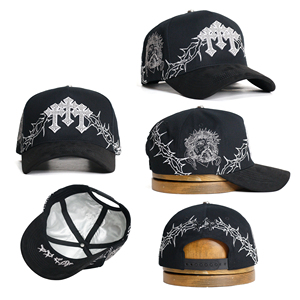 ODM OEM Chất Lượng Hàng Đầu 5 Bảng Điều Chỉnh Hat Với Biểu Tượng Tùy Chỉnh Bông Và Da Lộn Mũ Bóng Chày Thêu, Kim Loại Pins Để Tùy Chỉnh Logo Của Bạn - Product Image 3